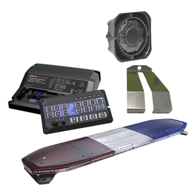 SIGNALPRO - Torreta Luminosa LED / 48" / 216 LEDs RGB / Dual Color / 12-24 VCD / IP54K / SAE J845 Clase 1