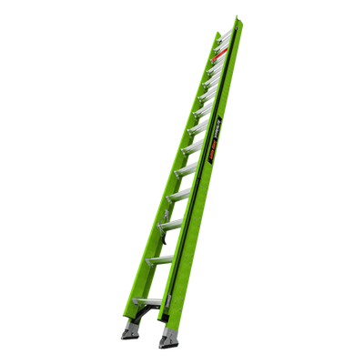 LITTLE GIANT LADDER SYSTEMS - Escalera de Extensión / Aluminio + Fibra de Vidrio / 8.5 m (27.9 ft) / Capacidad 136 kg / Peso 24.31 kg / Escalones Antifatiga / Sistema de Polea Reducido