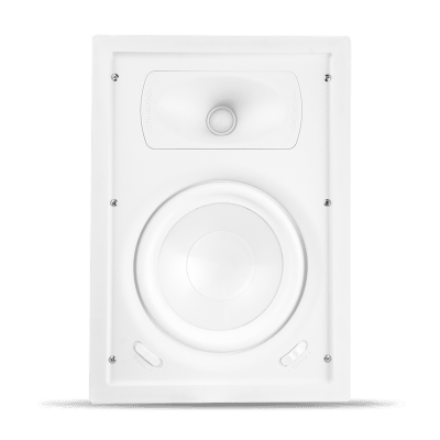 TRUAUDIO - Speaker In-Wall TruAudio Ghost Series | 2 Way | Woofer 8in Polipropileno Blanco | Tweeter 1in | Potencia 5-125 W | Impedancia 8Ω | Rango de Frecuencia 40-20kHz | Sensibilidad 90dB