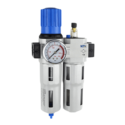 TITAN-AUTOMATION - Lubricador Regulador Filtro Neumático / Puerto G1/2´´ / Presión Entrada 230 psi / Presión Salida 175 psi / Caudal Máximo 3500 l/min / Precisión Filtro 40 μm