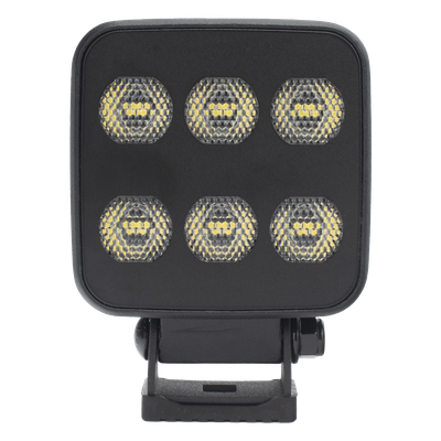 ECCO - Luz de Trabajo LED / 6 LEDs / 6552 Lúmenes / 12-24 VCD / 3.6 A / IP Resistente a Impactos / 92 mm x 124 mm x 45 mm