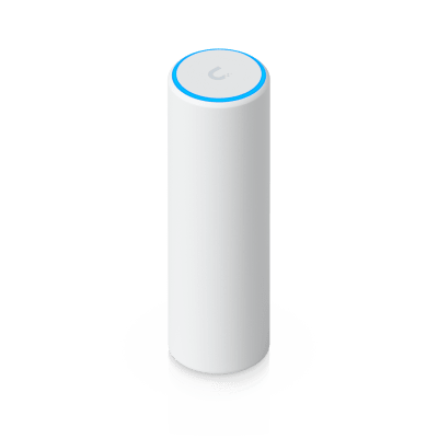 UBIQUITI - U7-Mesh - Punto de Acceso WiFi 7 para Interior y Exterior Mesh, Uplink 2.5 GbE, Cobertura de hasta 140 m² y Capacidad para 200+ Clientes, Montaje en Pared, Poste o Escritorio