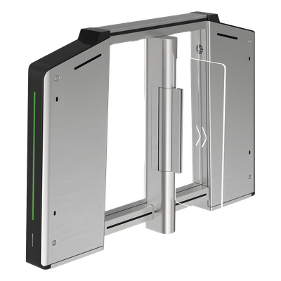 HIKVISION - Torniquete Inteligente / Reconocimiento Facial Embebido / 30 a 60 Personas/Min / 20 Pares IR / Acero Inoxidable SUS304 / Carril 65 cm / -25°C a 70°C (-13°F a 158°F)