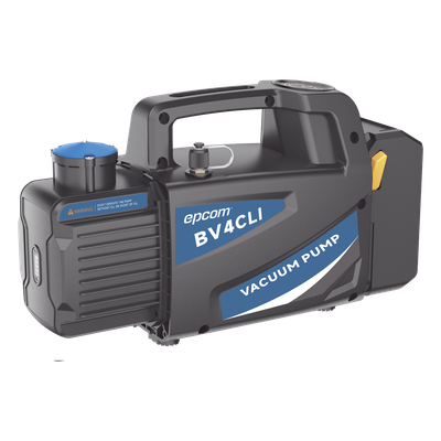 EPCOM - Bomba de Vacío Inalámbrica / 18V / Caudal 4 CFM / Vacío 150 Micrones / Autonomía 45-60 min / Aceite 330 mL