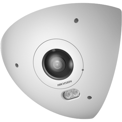 HIKVISION - Cámara Fisheye Network DeepinView 6 MP / 360° Panorámica / 2560 × 2560 / IR 15 m (49.2 ft) / IP67 IK10 / Audio Bidireccional / Deep Learning / Heatmap / 20 Modos Visualización