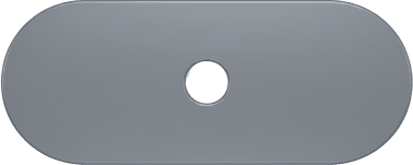 HIKVISION - Tapa de Refacción para Cubierta de Torniquetes Hikvision DS-K3G411 / Cubre orificios para montaje de Terminal Facial en caso de NO uso