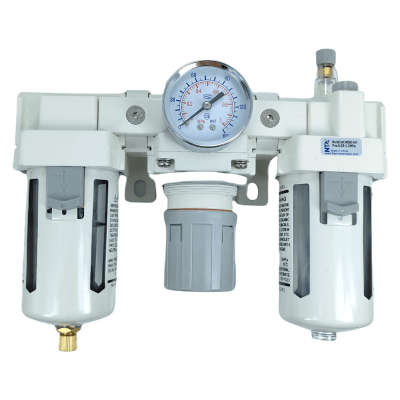 TITAN-AUTOMATION - Lubricador de Regulador de Filtro / Puerto G1/2´´ / Presión Máxima 150 psi / Caudal Máximo 5500 L/min / Precisión de Filtro 40µm