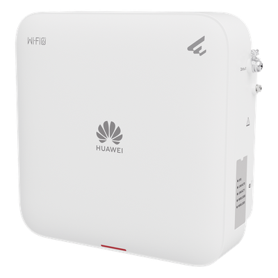 HUAWEI - Punto de Acceso Exterior Wi-Fi 6 / 1.7 Gbps / MU-MIMO 2x2 / Antena Sectorial 65°(H) 54°(V) / PoE Gigabit + SFP Gigabit / BLE / IP68 / -40°C a +65°C / 1,024 Clientes