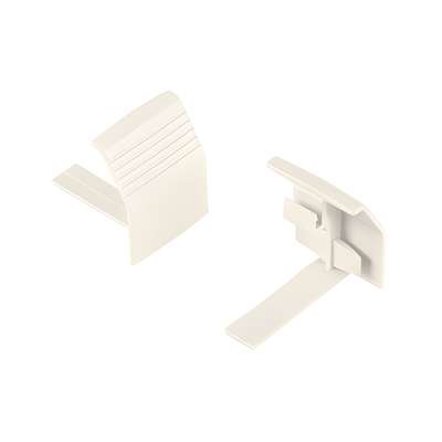 PANDUIT - Unión Recta de Base para Canaleta / PVC Rígido / UL94V-0 / Radio de Curvatura 1 in / TIA/EIA / Blanco