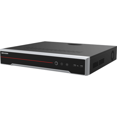 HIKVISION -  [AcuSeek] NVR 32 Megapixel (8K) / 16 Canales IP / 8 Bahías de Disco Duro / 2 Tarjetas de Red / Soporta RAID / HDMI en 4K / Soporta POS / Reconocimiento Facial / Bases de Datos / Hasta 100,000 Fotografías / AcuSearch