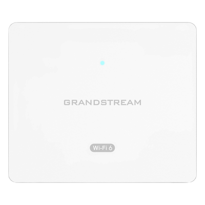 GRANDSTREAM - Punto de Acceso Wi-Fi 6 / AX3000 3 Gbps / 4 Puertos Gigabit PoE+ / MU-MIMO 2x2 y 3x3 / 256 Clientes / Cobertura 100 m (328 ft)