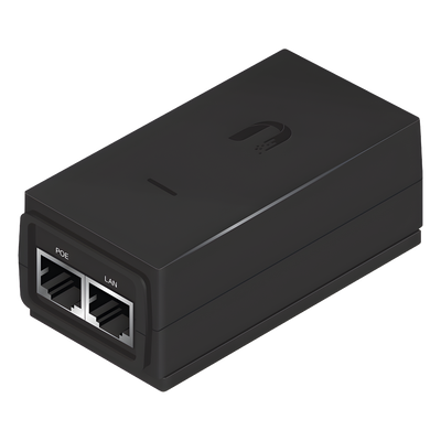 UBIQUITI - Adaptador PoE / 24 VDC 0.5 A / 10/100 Mbps / Protección ESD / 0.29 x 0.14 x 0.10 pies
