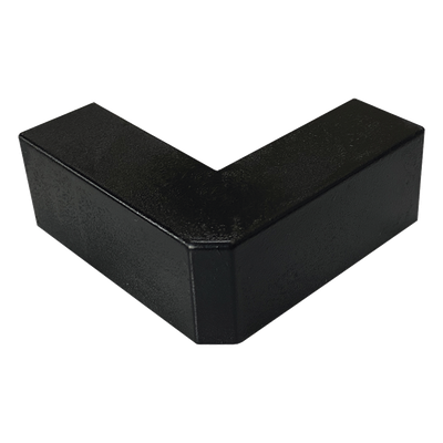 THORSMAN - Esquinero Exterior / PVC Autoxtinguible / Negro / Para Canaleta TMK-1720-N-CC