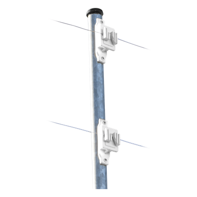 SFIRE - Aislador de Paso para Cerco Eléctrico / Aislamiento 18 kV / Resistencia Mecánica 10.2 kg / Protección UV / Polipropileno y Policarbonato