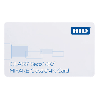 HID - Tarjeta de Acceso Dual / 13.56 MHz / SEOS 8K + MIFARE Classic 4K / Composite PVC-PET / -40°C a +70°C