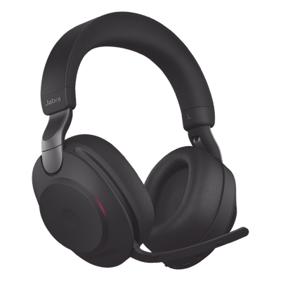JABRA - Auricular Estéreo Profesional / Cancelación de Ruido Activa Híbrida / 10 Micrófonos / Bluetooth 5.0 / Alcance 30 m (98.4 ft) / Batería 37 h / USB-A