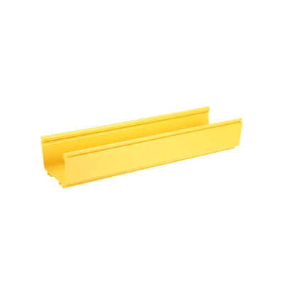 PANDUIT - Canaleta FiberRunner™ 6X4, de PVC Rígido, Color Amarillo, 3 m de Largo
