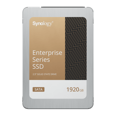 SYNOLOGY - SSD SATA de 2,5" Serie Enterprise | 1920 GB | Alto Rendimiento Estable 50.000 IOPS | Resistencia Empresarial 10.000 TBW | Protección de Datos Integral | Análisis de Vida Útil | Compatibilidad con Synology DSM.