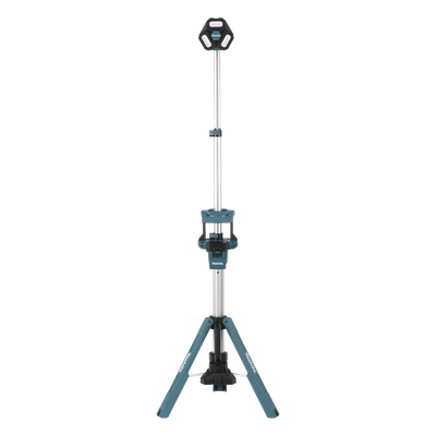 MAKITA - Lámpara de Torre Inalámbrica / 3000 Lúmenes / 3 Cabezales Multidireccionales / Altura 2.2 m (7.2 ft) / IP55 / Batería 18V
