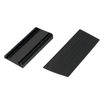 ACCESSPRO - Sello Plastico Rigido y Flexible P/ Puertas D/ Garage D/ 8 Pies D/ Ancho
