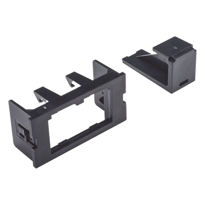 PANDUIT - Adaptador de Módulos / 2 Puertos Mini-Com / Salida Plana / PVC / 47.75x18.28x23.87 mm / 1.88x0.72x0.94 pulg
