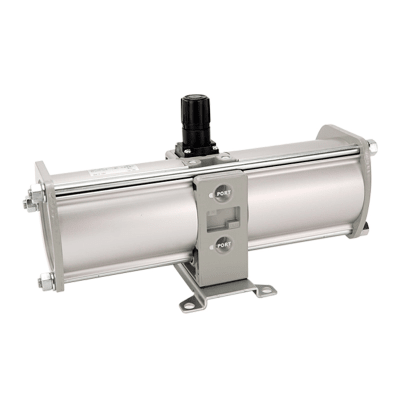 TITAN-AUTOMATION - Amplificador de Aire NTA-NVBA40A-04 / Operado por Perilla con Mecanismo de Alivio / Puerto 1/2" / Presión de Entrada 14.5-130 psi / Presión de Salida 29-150 psi / Caudal Máximo 1900 L/min