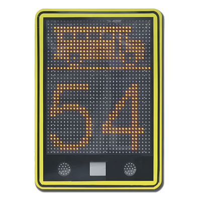 ACCESSPRO - Radar de velocidad / 3 dígitos / LED 32x40 ámbar / 24.150 GHz / -20°C a +70°C / 3.54 x 2.56 x 0.43 ft