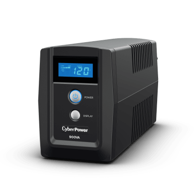 CYBERPOWER - UPS de 900 VA/420 W, Topología Línea Interactiva, Entrada 120 Vca NEMA 5-15P, y 6 Salidas NEMA 5-15R, Con Regulador de Voltaje (AVR)