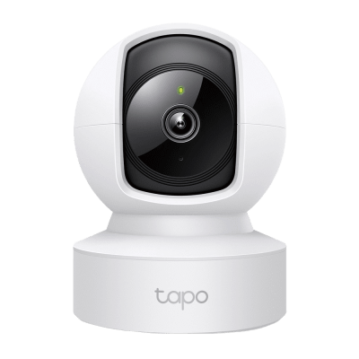 TP-LINK - Cámara de Seguridad Wi-Fi PTZ / 2K 2304x1296 px / Paneo 360° Horizontal / Inclinación / Visión Nocturna IR 30 ft (10 m) / Detección de Personas / Detección de Llanto de Bebé / Audio Bidireccional / Almacenamie