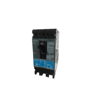 SIEMENS - Interruptor Termomagnético ED6 600V 3X70A, Sin zapatas principales.