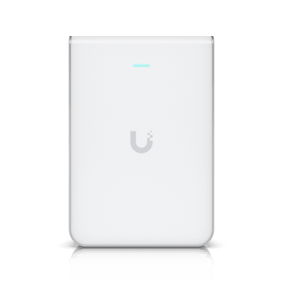 UBIQUITI - Punto de Acceso WiFi 7 Con Diseño de Pared, Tribanda en 2.4, 5 y 6 GHz, Hasta 10.688 Gbps, Puerto Ethernet 1/2.5 GbE, 300+ Clientes Simultáneos