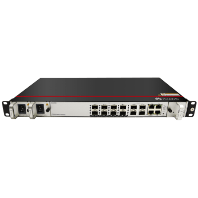 HUAWEI - OLT GPON OptiXAccess 8 Puertos con Módulos C+, 4 Puertos Uplink (10GE/GE), Hasta 1024 ONTs, 2 Fuentes de Alimentación AC, 1 UR
