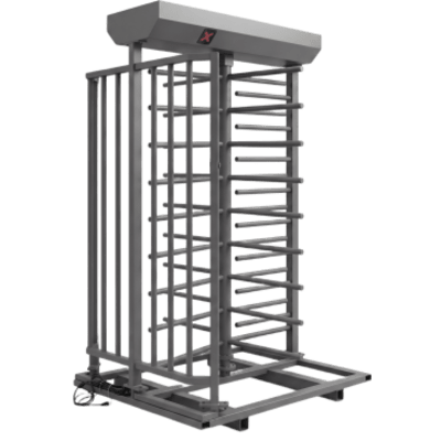 ACCESSPRO - Torniquete de Cuerpo Completo / Paso Sencillo / IP65 / 25 Personas por Minuto / 120 VAC / Acero al Carbono