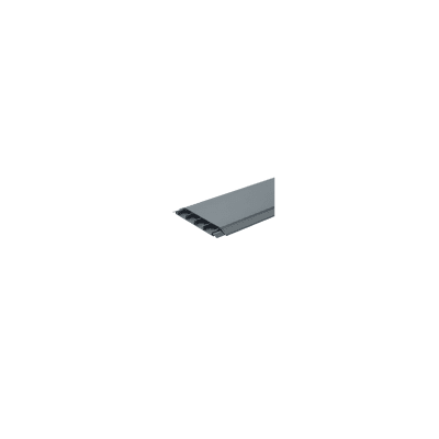 PANDUIT - Canaleta de Piso de 4 Vías, Material PVC Rígido, 6 ft de largo, 176 mm de Ancho, Color Gris
