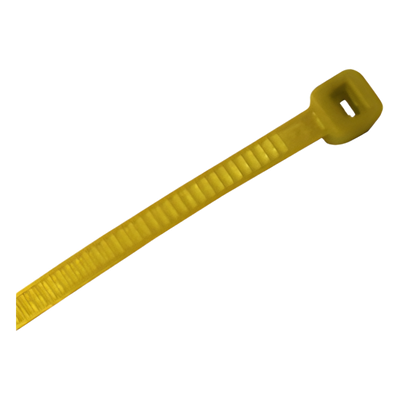 THORSMAN - Corbata de nylon / 4.8 x 300 mm / 22 kg tensión / 100 piezas / Amarillo / -40°C a +80°C / 0.98 x 11.81 pulgadas
