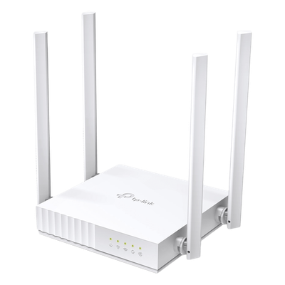 TP-LINK - Router Inalámbrico / Wi-Fi AC750 / Dual Band 2.4 y 5 GHz / 733 Mbps / 4 Antenas Externas / 3 Modos Operación / 5 Puertos 10/100 Mbps / Montaje Techo o Pared