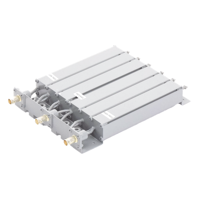 EPCOM INDUSTRIAL - Duplexer UHF / 6 Cavidades / 470-490 MHz / 50 Watt / 5 MHz Separación / 80 dB Aislamiento / BNC Hembras