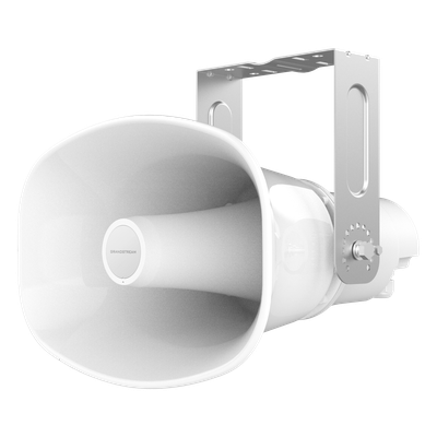 GRANDSTREAM - Altavoz SIP Bidireccional / 50W / 126 dBA / IP66 / 3 Micrófonos con IA / PoE++ / Alcance 8 m (26.2 ft)