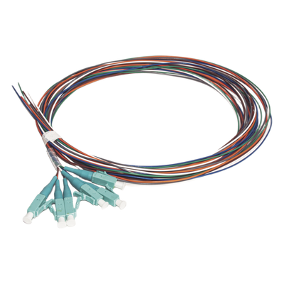 LINKEDPRO BY EPCOM - Kit de Pigtails / Multimodo OM3 50/125 µm / Conector LC / 2 Metros (6.56 Pies) / 6 Piezas / Recubrimiento 900 µm