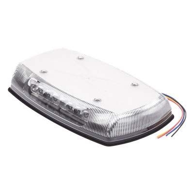 ECCO - Mini Barra de Luces LED / Cobertura 360° / Óptica TIR de Largo Alcance / 18 Patrones Flash / IP65 / SAE J845 Clase II / 12-24V DC