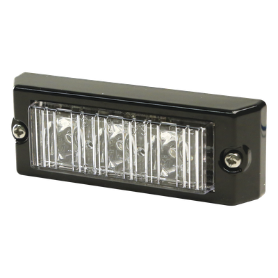 ECCO - Luz Auxiliar LED / 3 LEDs Ultra Brillantes / 11 Patrones Programables / 12-24 VCC / SAE J595 Clase I / Azul / Uso Interior y Exterior