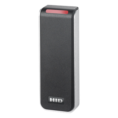 HID - Lector de Control de Acceso Multitecnología / SEOS / iCLASS / MIFARE / Wiegand y OSDP / 12 VCC / Montaje Compacto