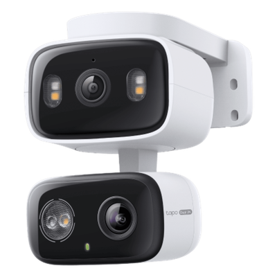 TP-LINK - Cámara IP Dual PTZ / Dual Lente 2K+2K / 3 Megapixel cada lente / Seguimiento Sincronizado / Visión Nocturna a Color / IP65 / Audio Bidireccional