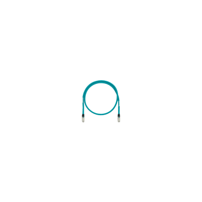 PANDUIT - Patch Cord Cat6A de Grado Industrial 600V, Blindado SF/UTP, Calibre 26 AWG, Color Aqua, 10 Metros
