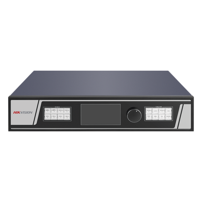 HIKVISION - Controlador para Videowall / Resolución Máxima 13.27 Megapixel / 24 Salidas RJ45 / Entradas DVI y HDMI / 4096 x 2160 @ 60 Hz