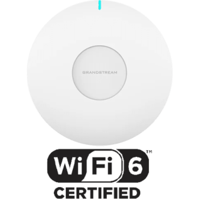 GRANDSTREAM - Extensor Mesh Wi-Fi 6 AX3000 / Punto de Acceso / MU-MIMO 2.4G 2x2:2 y 5G 3x3:2 / Throughput 3 Gbps / Puerto Gigabit / Alcance 120 m (394 pies) / 128 Clientes / QoS Avanzado / Gestión Cloud GDMS
