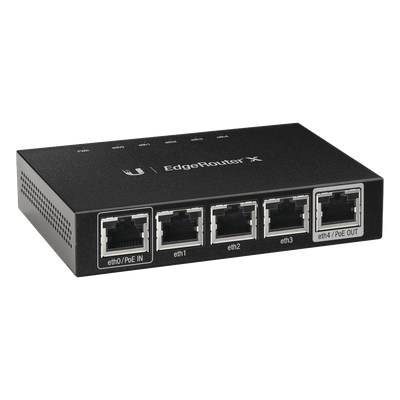 UBIQUITI - EdgeRouter X de 5 puertos Gigabit con funciones avanzadas de ruteo