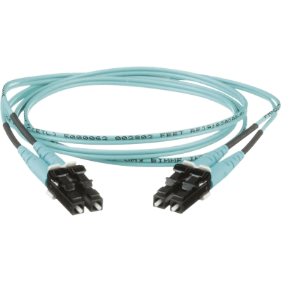 PANDUIT - Jumper de Fibra Óptica / Multimodo OM3 50/125 / LC-LC Dúplex / OFNR / 35 m (114.83 ft) / 10 Gbps