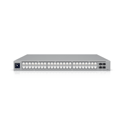 UBIQUITI - UniFi Switch USW-Pro-XG-48-PoE / Capa 3 / 48 puertos PoE+++ (32 × 10 GbE, 16 × 2,5 GbE) + 4 puertos SFP28 25 G / 1080 W PoE total