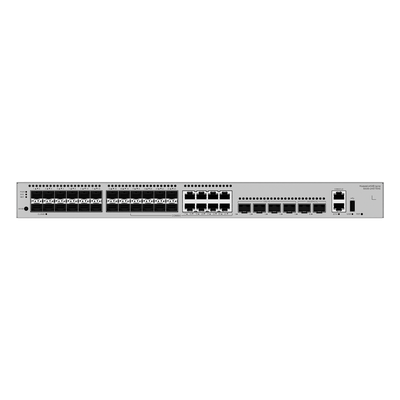 HUAWEI - Switch Core Capa 3 / 24 Puertos 1GE SFP / 8 Puertos Combo 10/100/1000 Mbps / 4 Puertos 10GE SFP+ Uplink / 2 Puertos 10GE SFP+ Stack / 176 Gbps / 132 Mpps